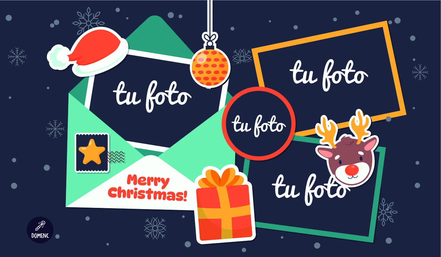 Retablo personalizado navidad 12cm X 7 cm