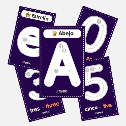 Tarjeta de trazo básico de 20 trazos (10 tarjetas)