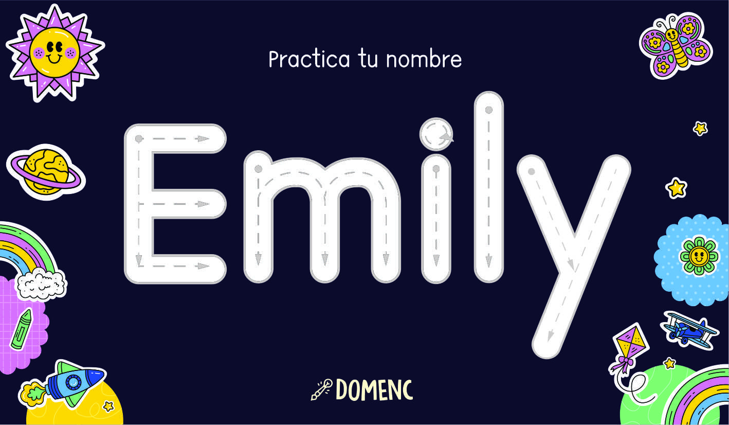 Retablo de repaso nombre infantil - 12cm X 7cm - Imagen 3