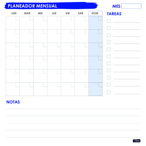 Planeador profesional Oficina